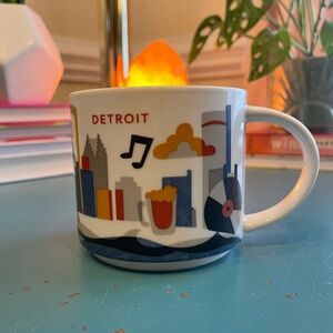 Starbucks Detroit You Are Here Collection 14 oz Coffee Mug